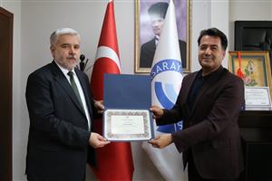 Şahin, Dekanlar ve Müdürlerle Vedalaştı